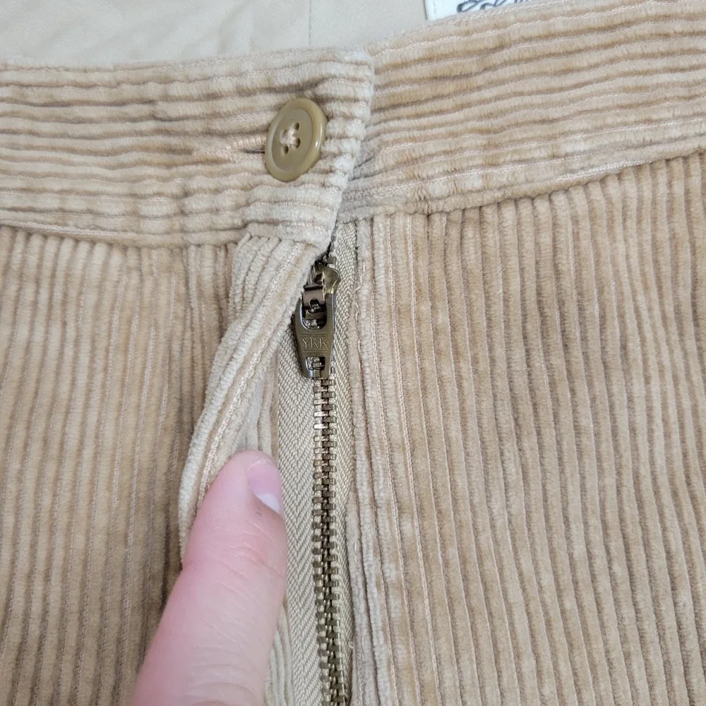 VTG Eddie Bauer Corduroy Pants Womens 12 Brown Grandma Core Retro Y2K Indie